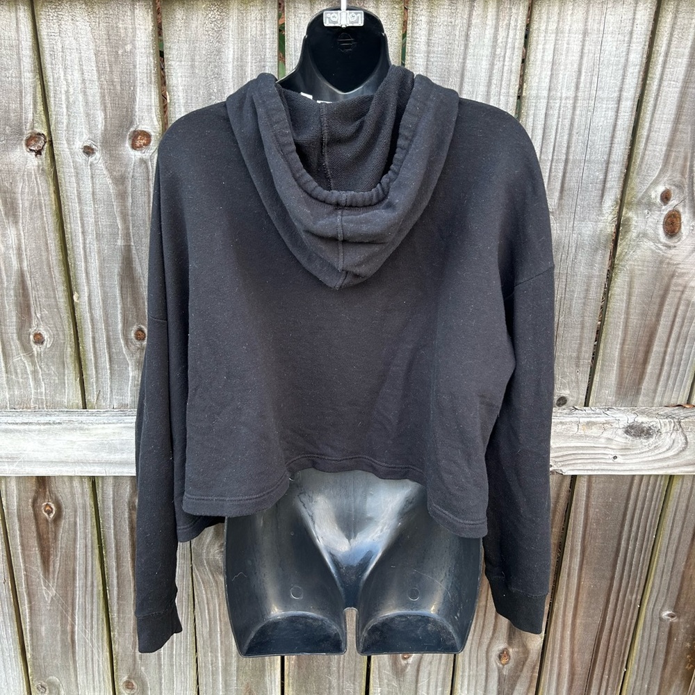 Zella black cropped hoodie - Picture 3 of 3
